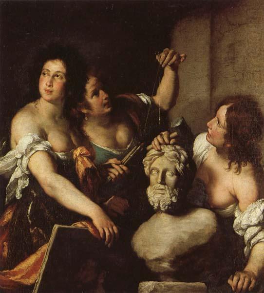 Allegory of the Arts, Bernardo Strozzi